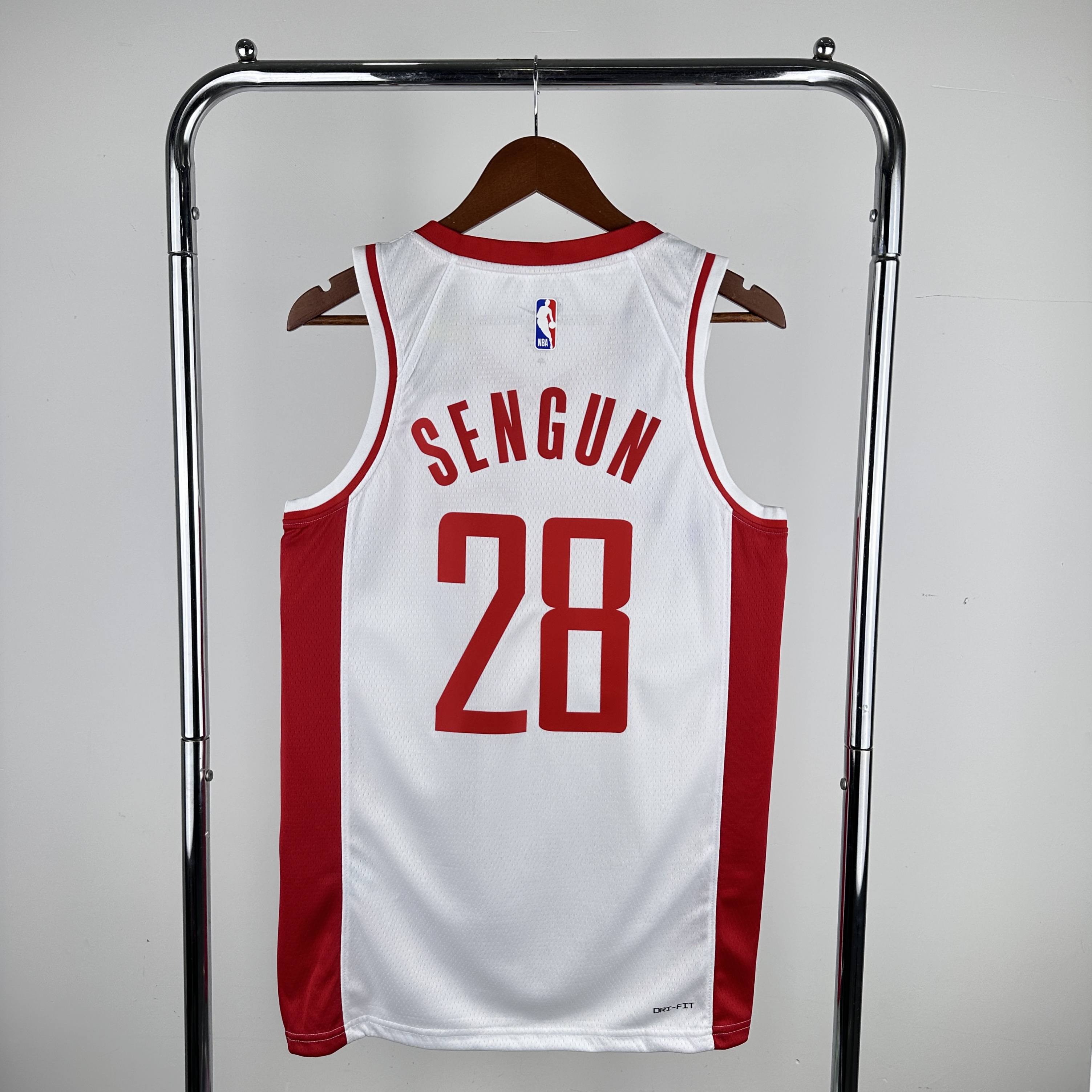 Men Houston Rockets #28 Sengun White Nike 2024 NBA Jersey->houston rockets->NBA Jersey